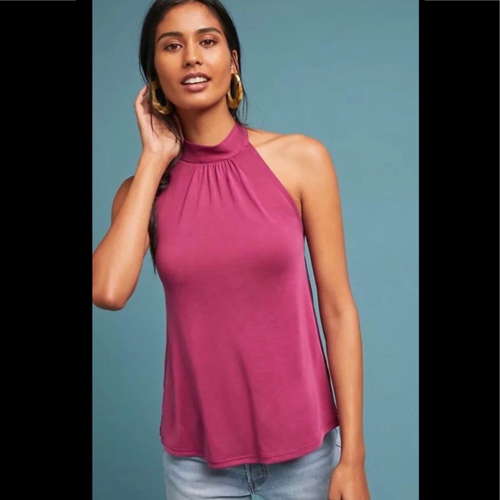 NWT Anthropologie Cabot Halter Top Sz. L